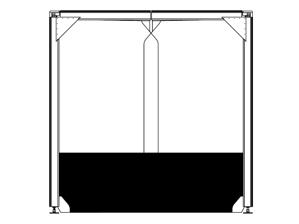 Panel bramowy w tłoczeniu wąskim S-line