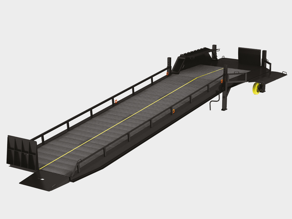 Rampa najazdowa z załadunkiem trójstronnym